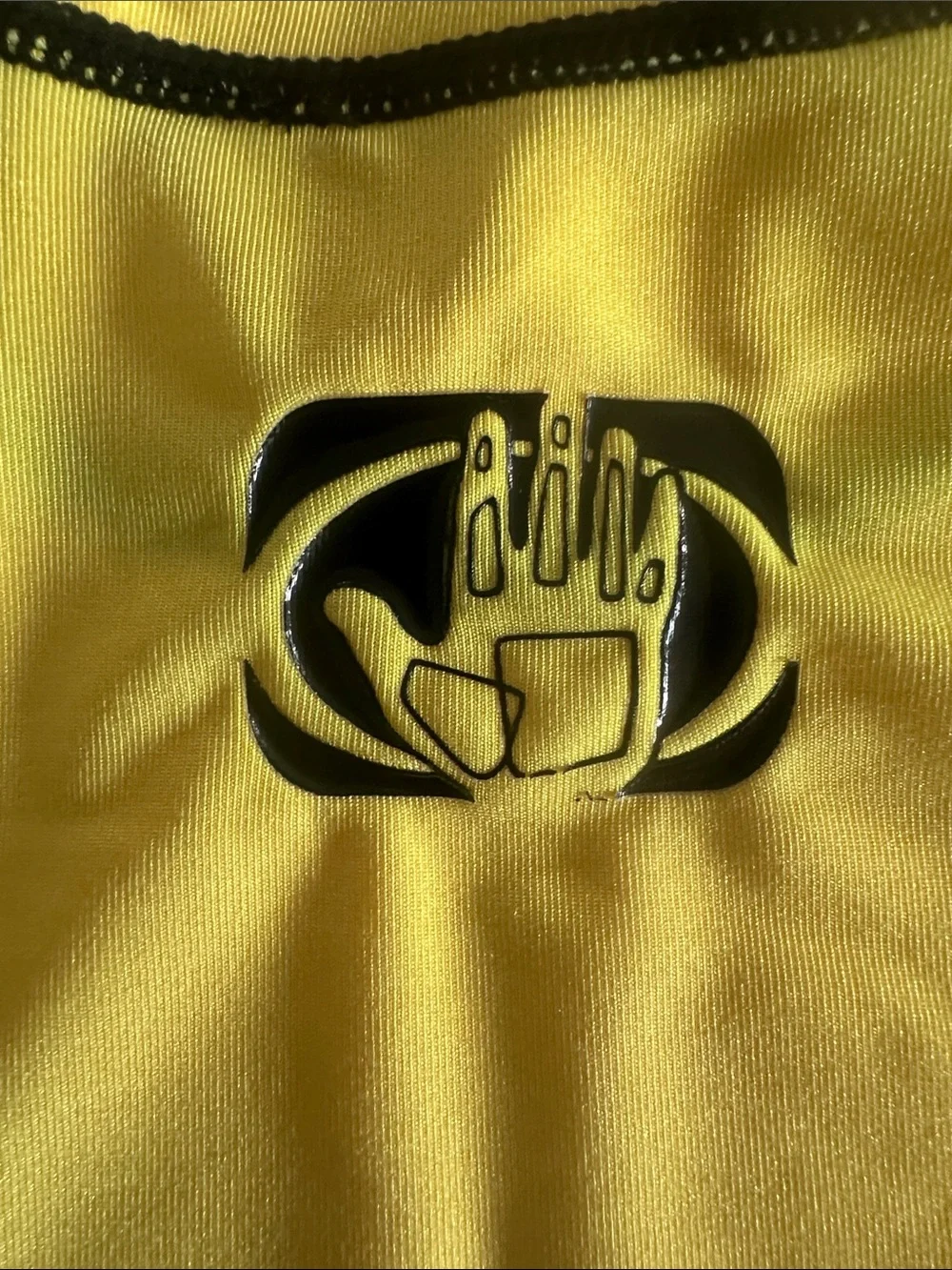 Body Glove Yellow Short-Sleeve Rash Guard with Black Trim